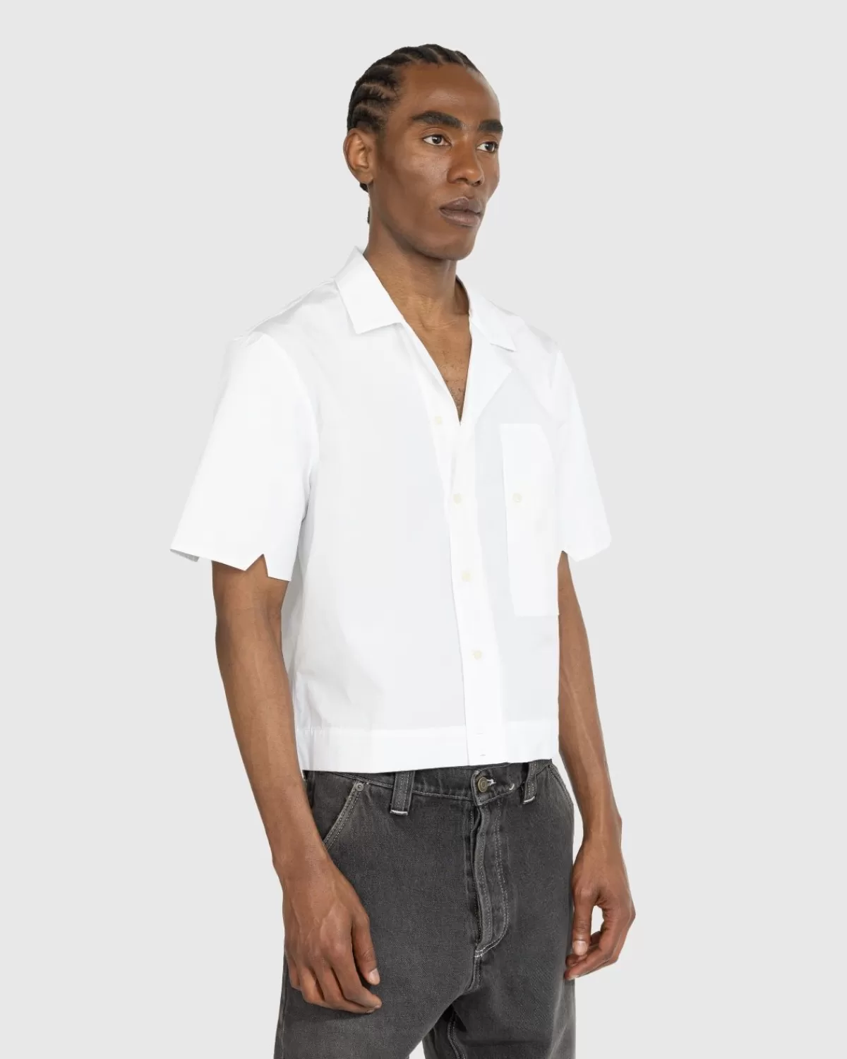 Kurzarm-Button-Down-Hemd Weis>Winnie New York Sale