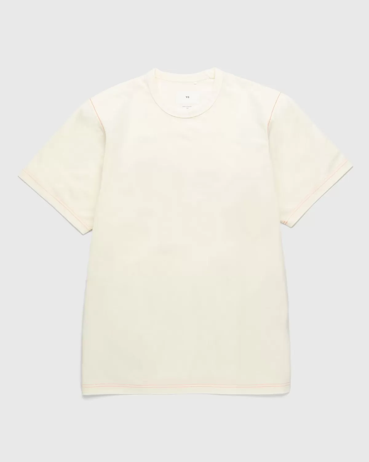 Männer Y-3 Kurzarm-T-Shirt Beige