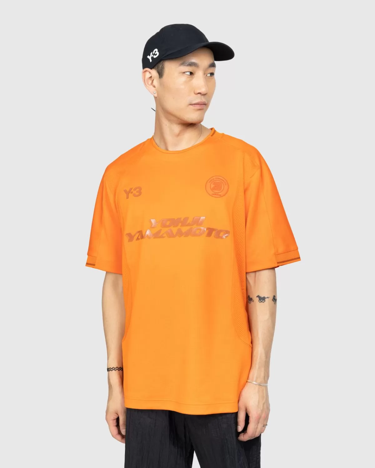 Männer Y-3 Logo-T-Shirt