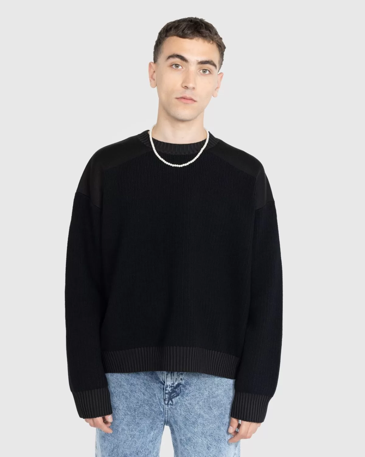 Utility-Pullover Mit Rundhalsausschnitt Schwarz>Y-3 Best Sale