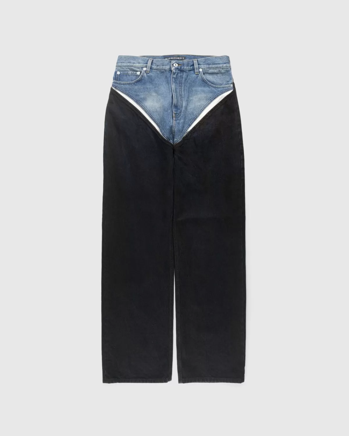 Cut-Out-Jeans, Rinsed Black/Rost>Y/Project Cheap