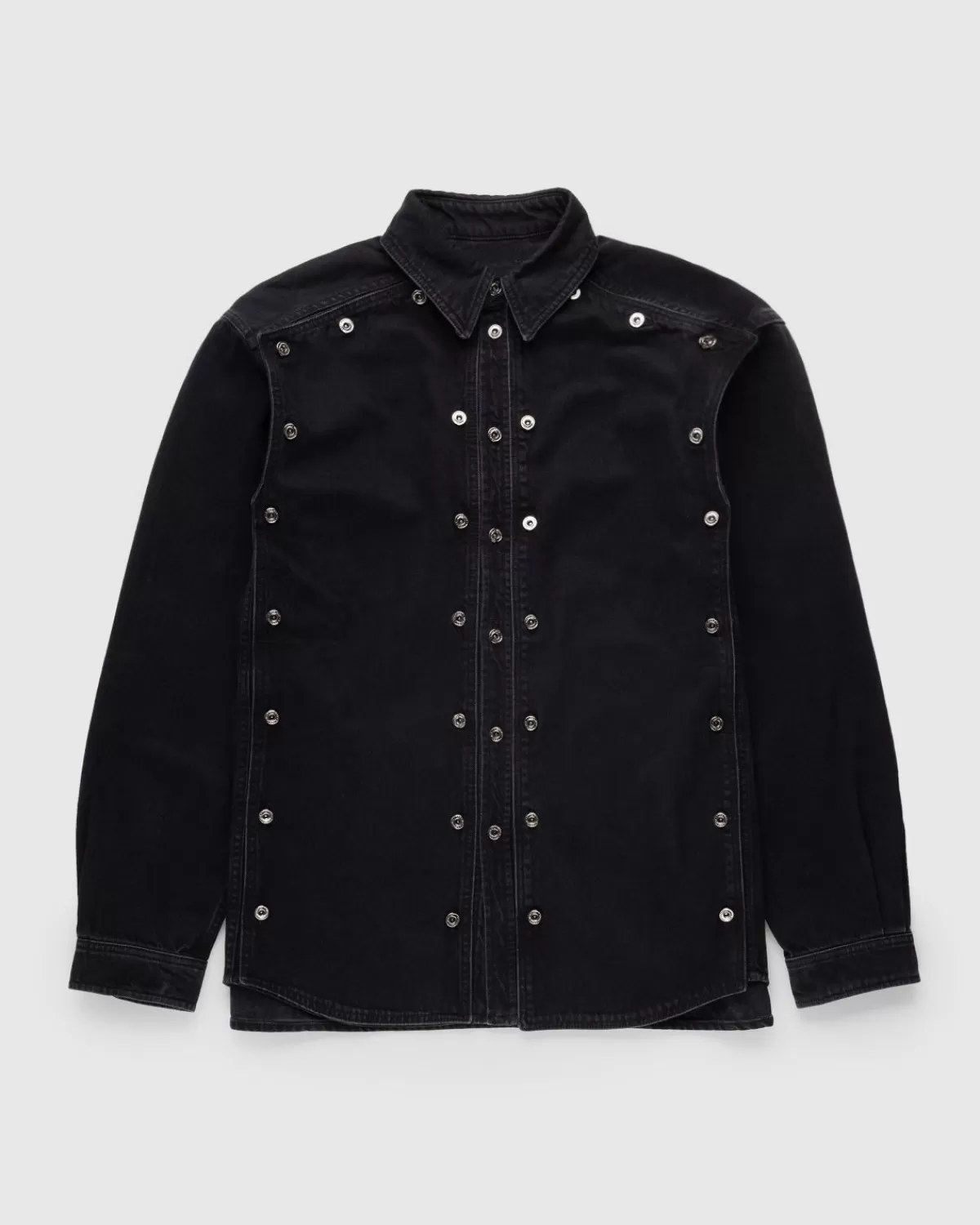 Evergreen Snap Off Denim Shirt Schwarz>Y/Project Best